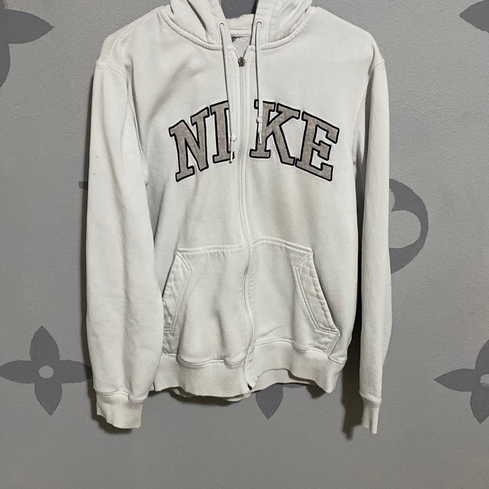 White vintage Nike zip up